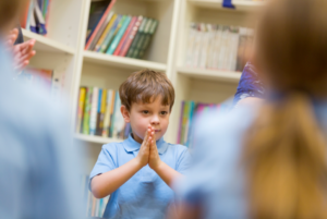 boy praying